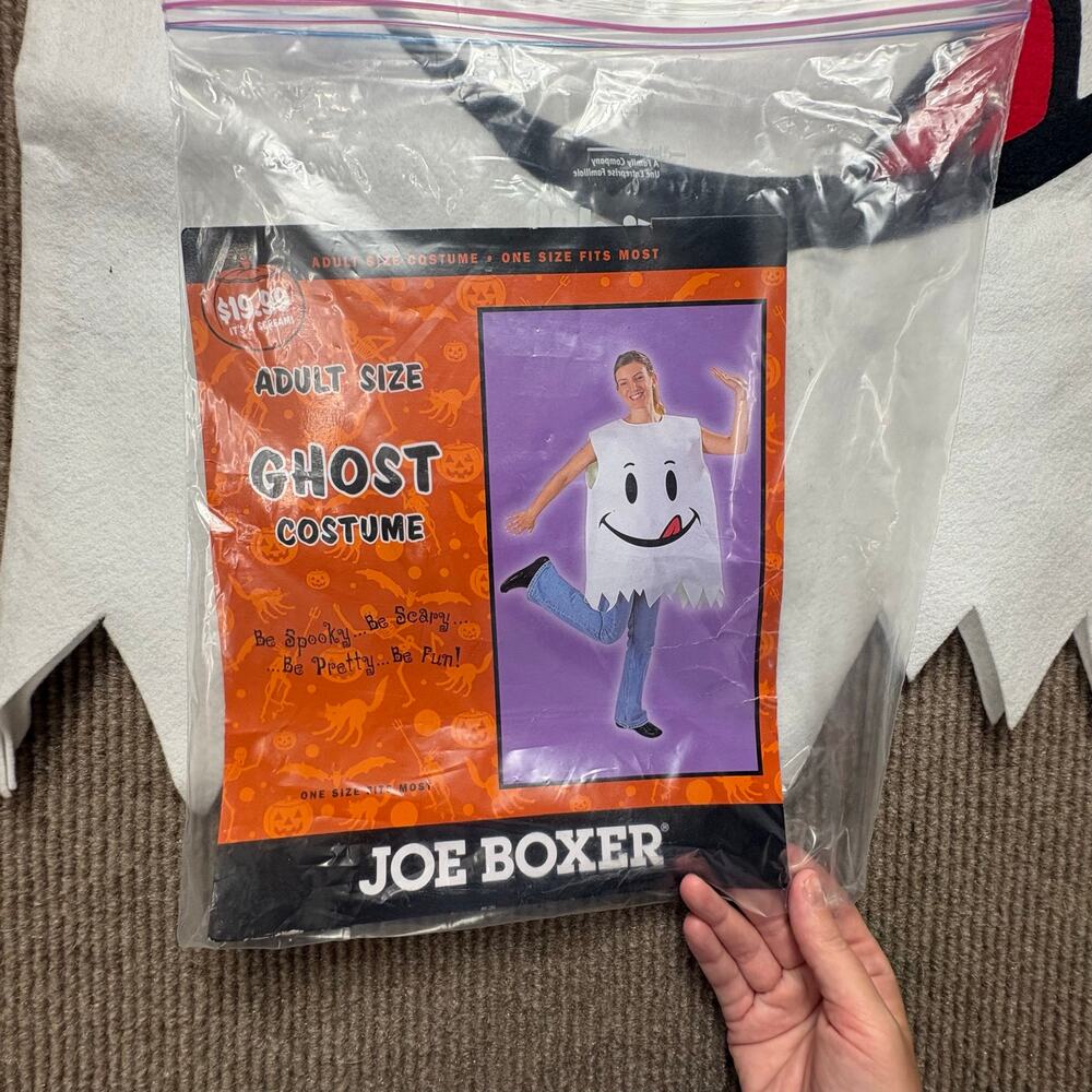 Vintage Joe Boxer Smiley Face Ghost Costume